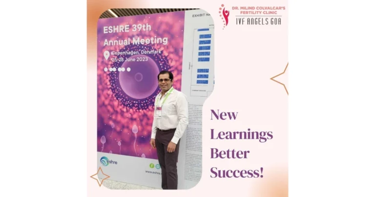 Dr Milind Colvalcar ESHRE Copenhagen training embryo transfer