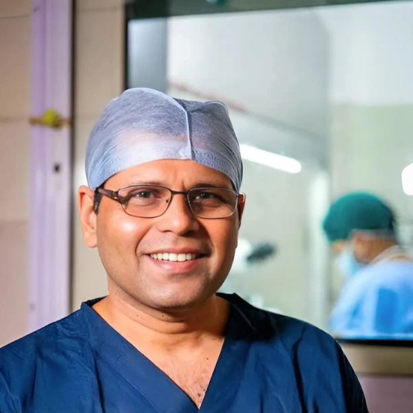 IVF specialist Dr. Milind Colvalcar in fertility clinic