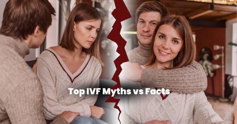 Illustration depicting common IVF myths and facts in Goa